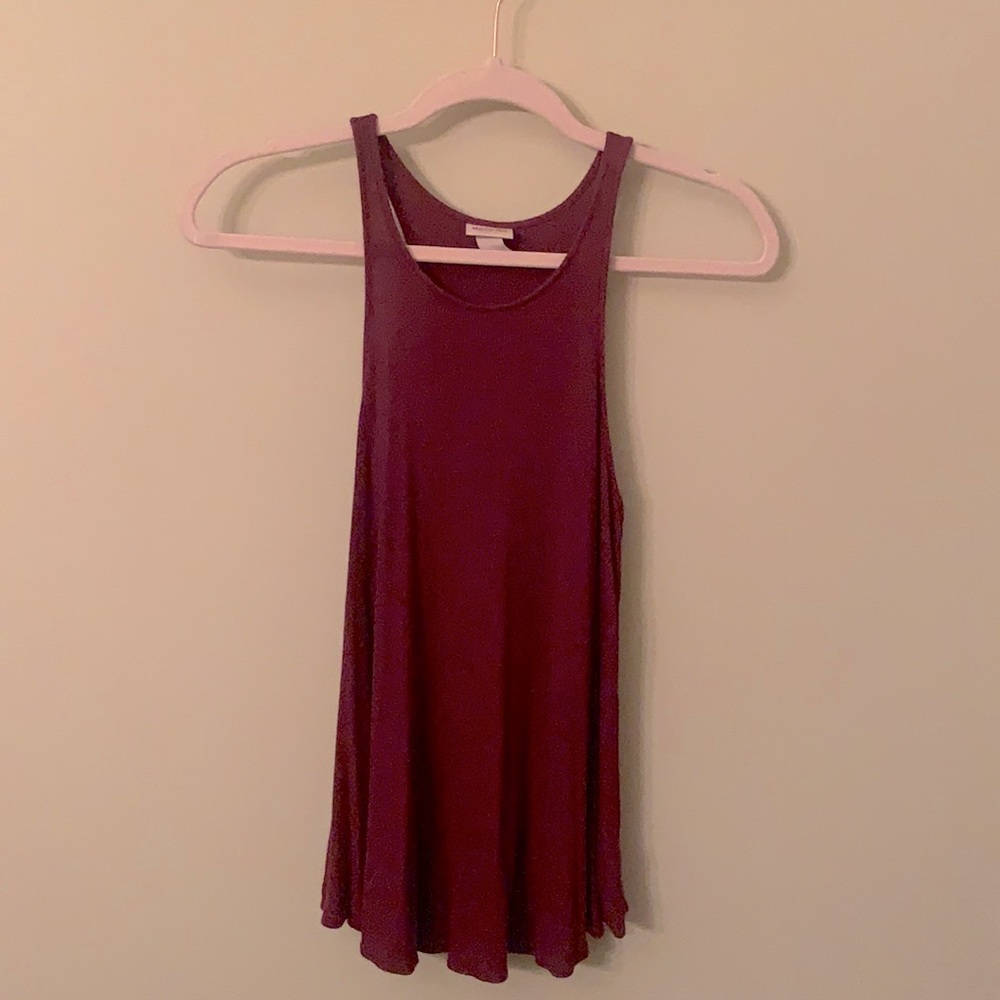 Flowy Maroon Tank